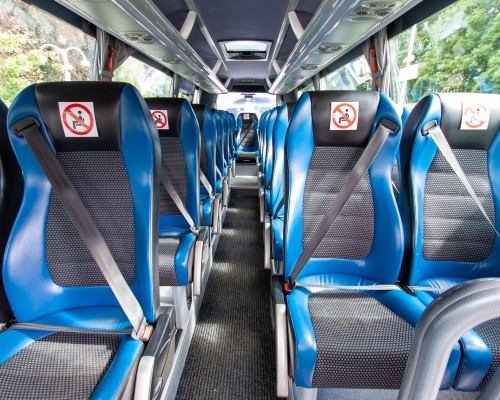 29 Seater Luxury Mercedes Midi Coaches Inside